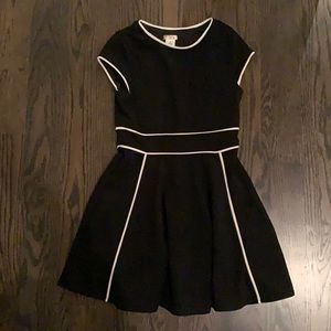Sally Miller Black Dress with White Details